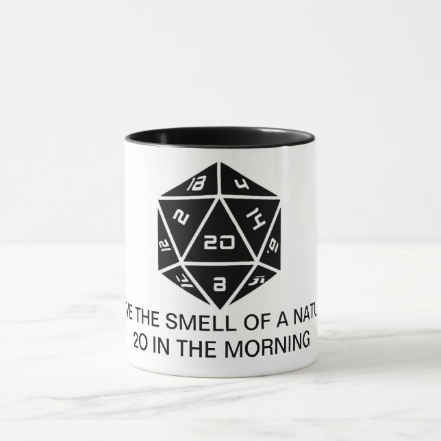 Natural 20 Coffee Mug (Center)