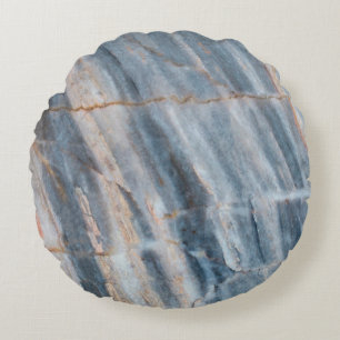 Natural abstract marble backgroundabstract, antiqu round pillow