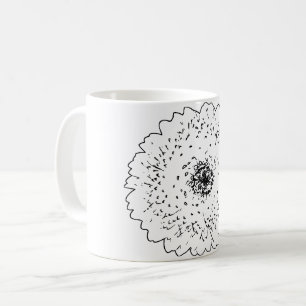 Natural Art Flower Coffee Mug