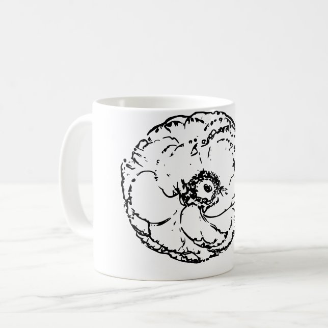  Natural Art Flower Coffee Mug (Front Left)