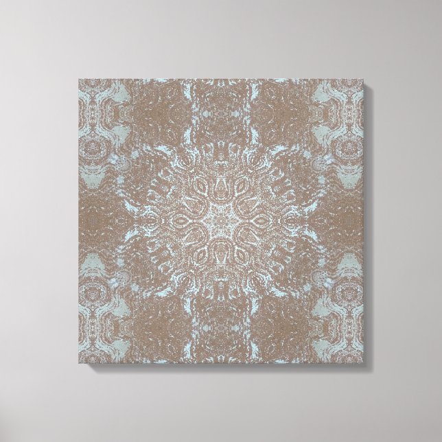 Natural Art Stone & Sand Canvas Print (Front)