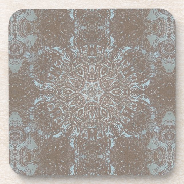 Natural Art Stone & Sand Coaster (Front)