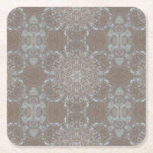 Natural Art Stone & Sand Square Paper Coaster