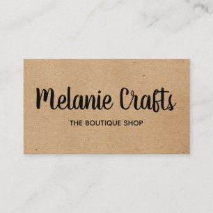 Natural   Arts and Crafts Business Card