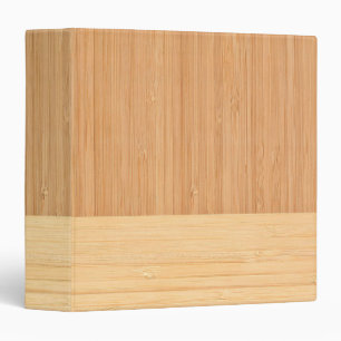 Natural Bamboo Border Wood Grain Look Binder