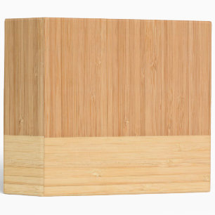 Natural Bamboo Border Wood Grain Look Binder
