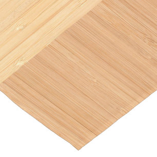 Natural Bamboo Border Wood Grain Look Long Table Runner