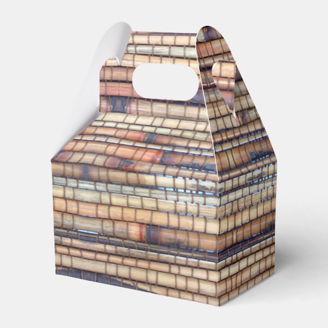 Natural Bamboo Favor Box (Front Side)