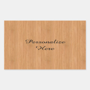 Natural Bamboo Wood Grain Look Sticker