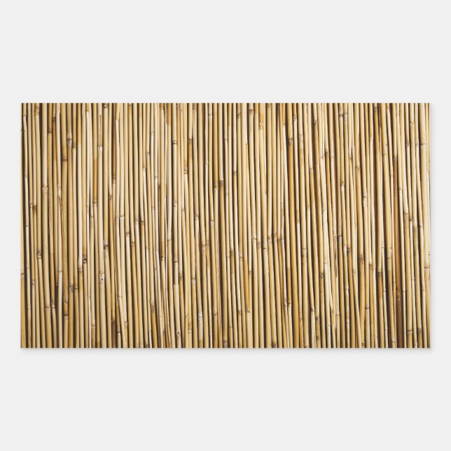 Natural Bamboo Zen Background Customized Template Sticker (Front)