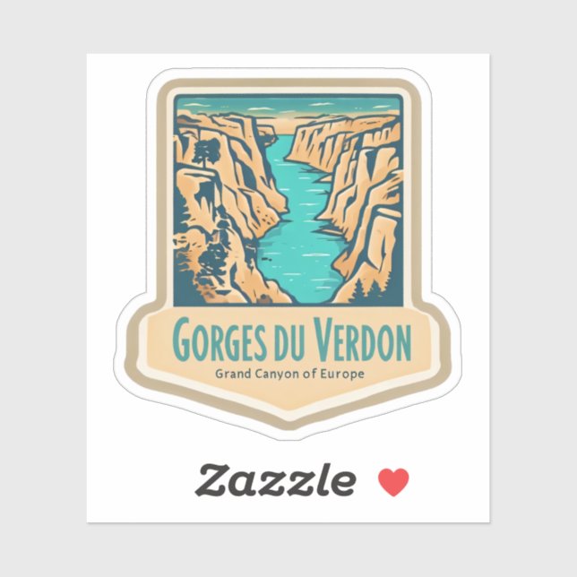 Natural Beauty of Gorges Du Verdon-France (Sheet)