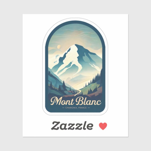 Natural Beauty of Mont Blanc-France (Sheet)