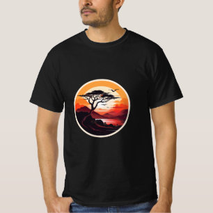 Natural Beauty T-Shirt - Tree & Lake Landscape