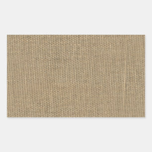 Natural Beige Burlap Sticker