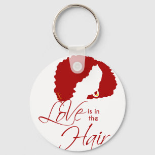 Natural Black Hair Love is in the Hair Keychain