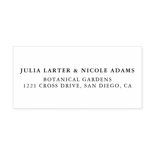 Natural Blue Yellow Watercolor Sunflowers Wedding Self-inking Stamp (Design)