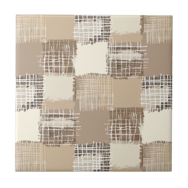 Natural Boho Ceramic Tile (Front)