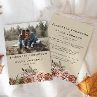 Natural Boho Cottagecore Floral Enchanted Wedding