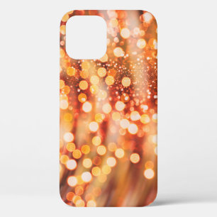 Natural bokeh and bright golden lights iPhone 12 case