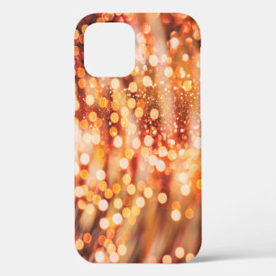 Natural bokeh and bright golden lights iPhone 12 case