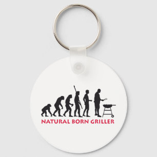Natural Born Griller 2c Keychain