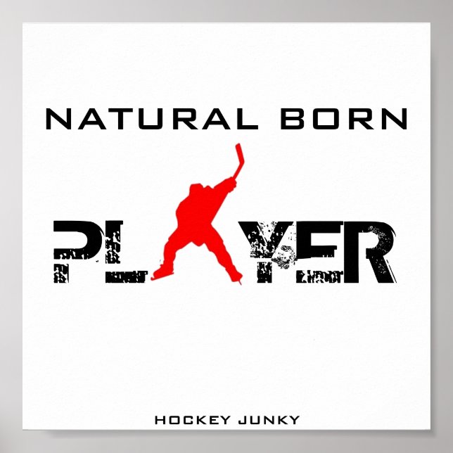 NATURAL BORN PLAYER POSTER (Front)
