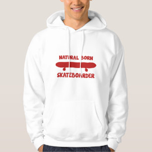 Natural Born Skateboarder Hoodie