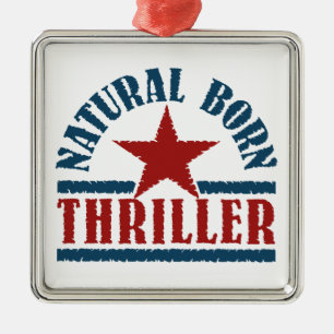 Natural Born Thriller custom ornament