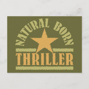 Natural Born Thriller custom postcard