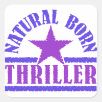 Natural Born Thriller custom stickers