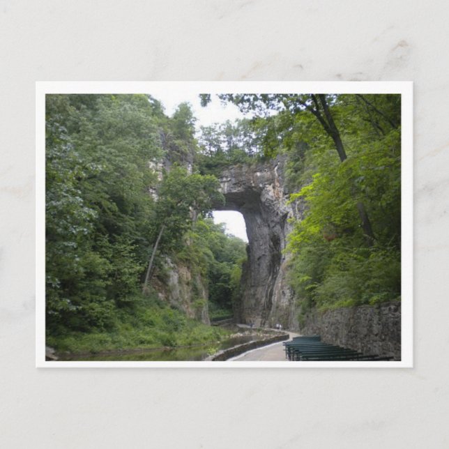 Natural Bridge Postcard (Front)