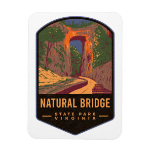 Natural Bridge State Park Virginia Magnet