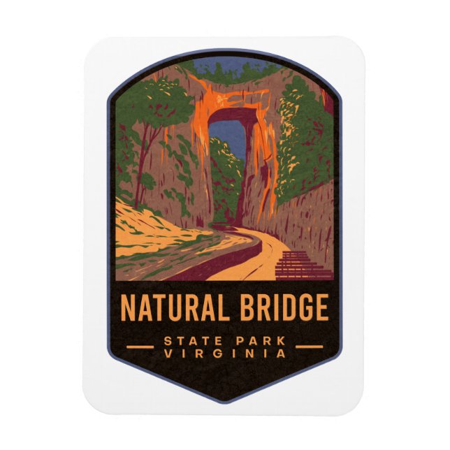 Natural Bridge State Park Virginia Magnet (Vertical)