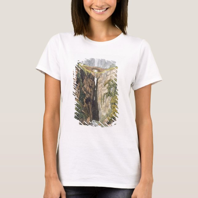 Natural Bridge, Valle d'Icononzo (color litho) T-Shirt (Front)