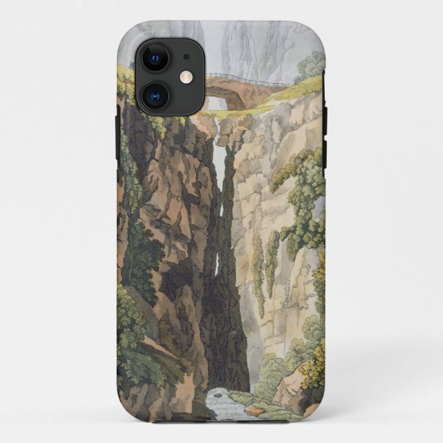Natural Bridge, Valle d'Icononzo (colour litho) Case-Mate iPhone Case (Back)