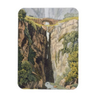 Natural Bridge, Valle d'Icononzo (colour litho)