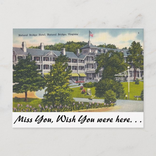 Natural Bridge, Virginia Postcard (Front)