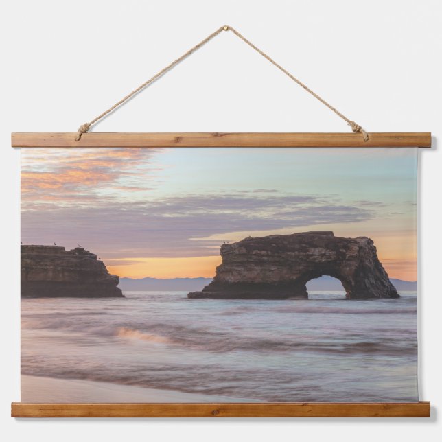 Natural Bridges Santa Cruz California Coastal  Hanging Tapestry (Front)
