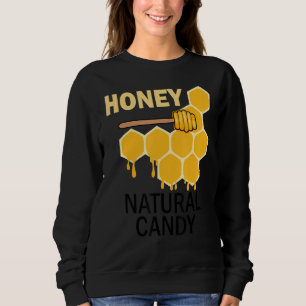 Natural Candy Wilderness Honey Cute Bees Sweatshirt