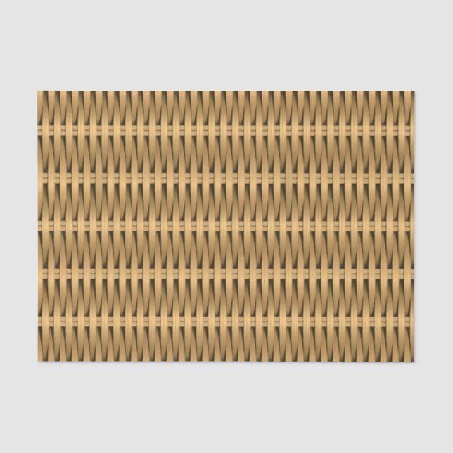 Natural cane wicker tissue paper (Front)