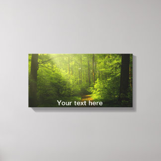 Natural canvas print