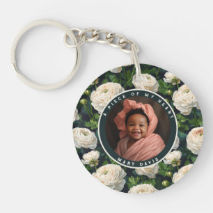Natural Christmas Gift Ideas Photo Ranunculus Keychain