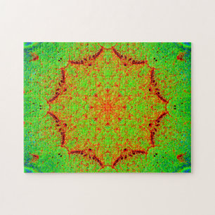 Natural Colors Star Mandala Jigsaw Puzzle