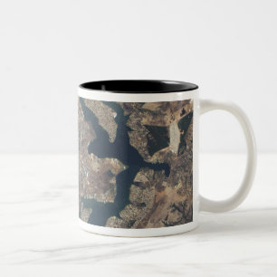 Natural-colour image of BrasÃ¯Â¿Â½lia, Brazi Two-Tone Coffee Mug
