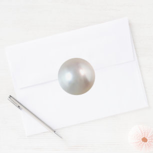 Natural Colour Tahitian Necklace Pearl Classic Round Sticker
