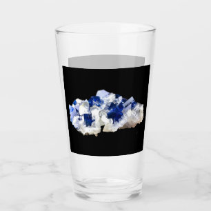 Natural Deep Blue Fluorite  Glass