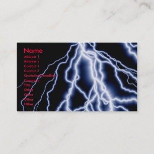 Natural Disasters lightning cards business