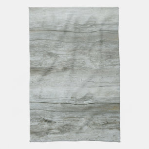 Natural Driftwood Background Kitchen Towel