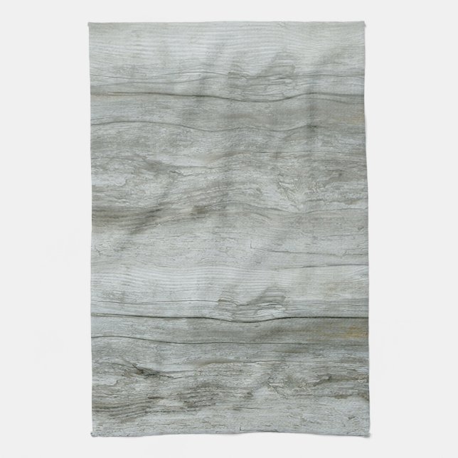Natural Driftwood Background Kitchen Towel (Vertical)