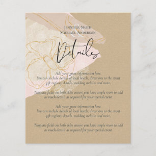 Natural Earth Rustic Woodland Fall Leaves Wedding